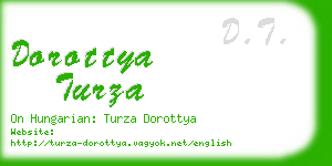 dorottya turza business card